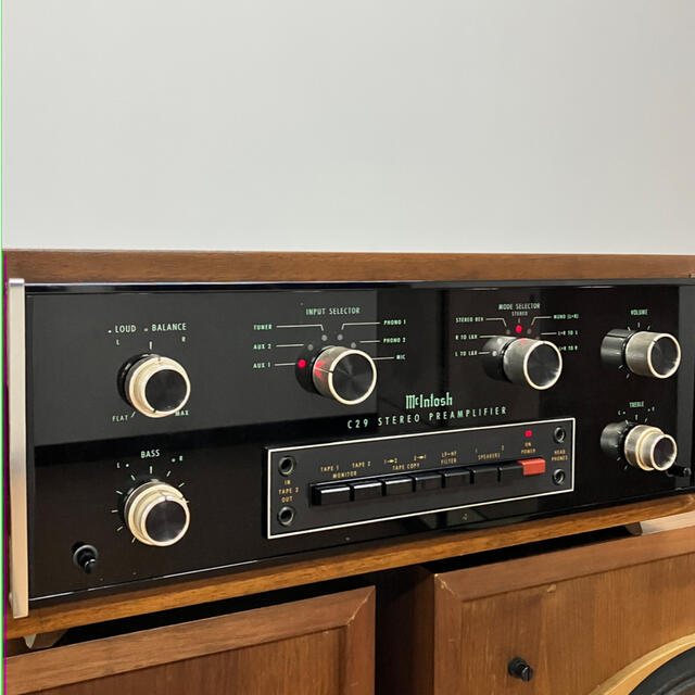 有名な高級ブランド mcintosh c29 プリアンプ マッキントッシュ