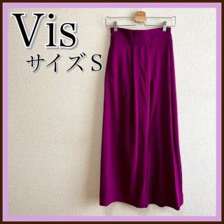 ヴィス(ViS)の目を惹くアイテム⭐️vis ビス　ワイドパンツ ガウチョパンツ　ボトムス　パンツ(カジュアルパンツ)