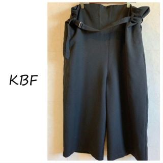 KBF - KBF　ワイドパンツ　デザインパンツ　黒