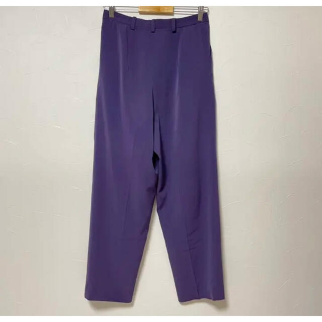 80s high west color pants/ハイウエスト カラー パンツ レディースのパンツ(カジュアルパンツ)の商品写真