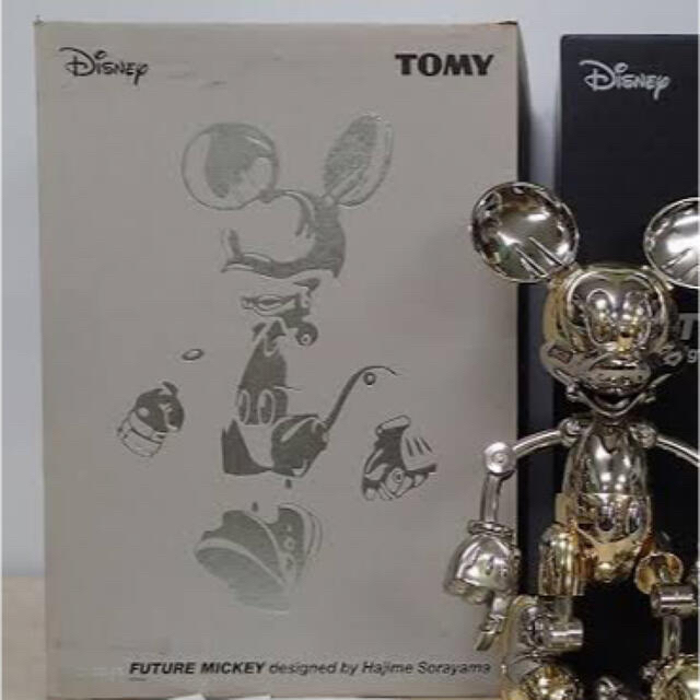 Disney(ディズニー)のFuture Mickey Hajime Sorayama(空山基コラボ) ハンドメイドのおもちゃ(フィギュア)の商品写真