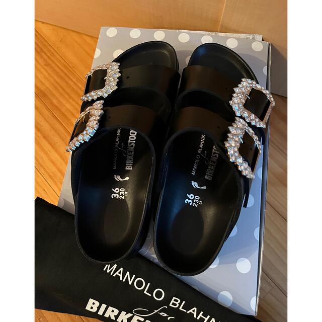 レディース MANOLO BLAHNIK × Birkenstock サンダル