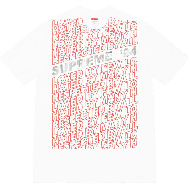 Supreme Respected Tee 白L