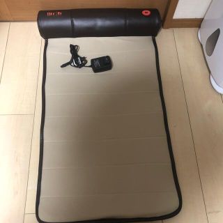 ライフフィット 電動ストレッチマット FIT005 エアー4 ベージュ(マッサージ機)