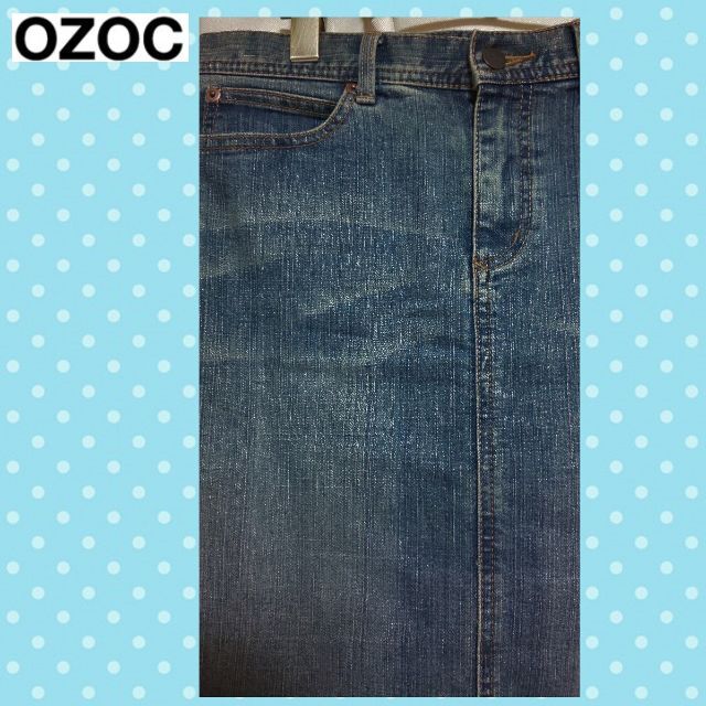 OZOC(オゾック)のデニムスカート★40★オゾック レディースのスカート(ひざ丈スカート)の商品写真