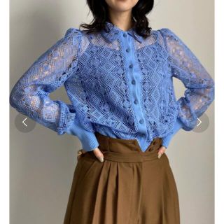 アメリヴィンテージ(Ameri VINTAGE)のAMERI LACE PORO SHIRT(シャツ/ブラウス(長袖/七分))