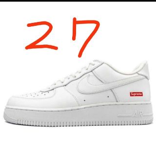 ナイキ(NIKE)のSupreme®/Nike® Air Force 1 Low white 27(スニーカー)