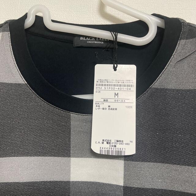 BLACK LABEL CRESTBRIDGE M チェックTシャツ　⬛︎極美品