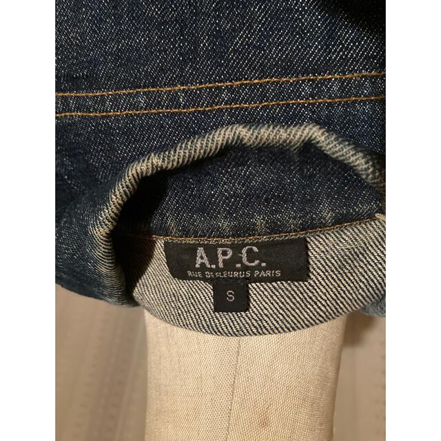 A.P.C(アーペーセー)の初期のA.P.C レディース デニムジャケット Gジャン S  レディースのジャケット/アウター(Gジャン/デニムジャケット)の商品写真