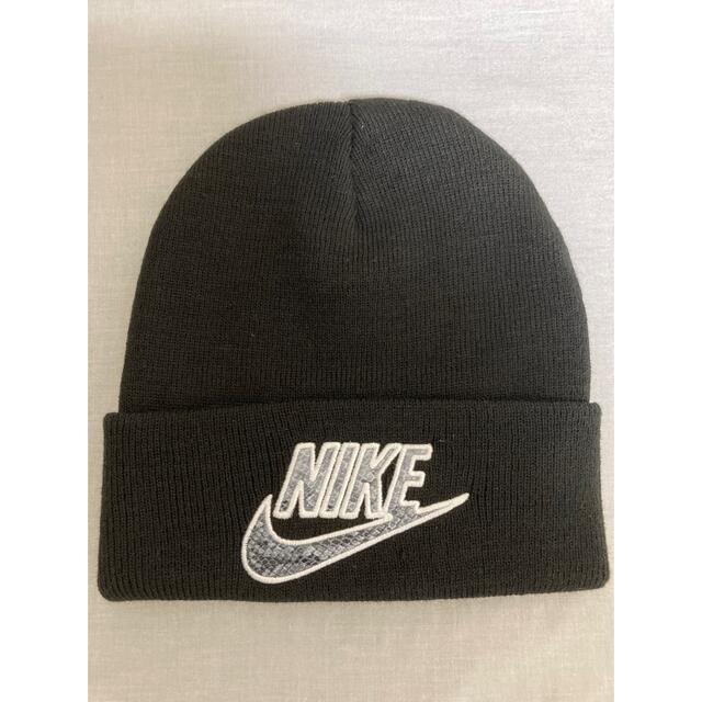 Supreme Nike Snakeskin Beanie Black