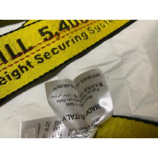 off white off-white オフホワイト インダストリアル ベルト