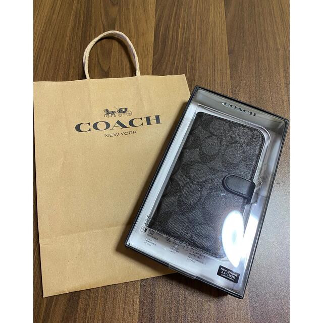 【返品不可】 COACH - Coach シグネチャー iPhone 13pro手帳型 ケース iPhoneケース