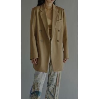 アメリヴィンテージ(Ameri VINTAGE)のCLASSIC MINIMAL TAILORED JACKET ベージュ(テーラードジャケット)