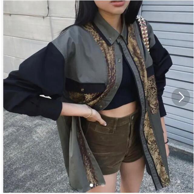 シャツ+ブラウス(長袖+七分) Juemi Jacquard Mix Mill Shirt JK