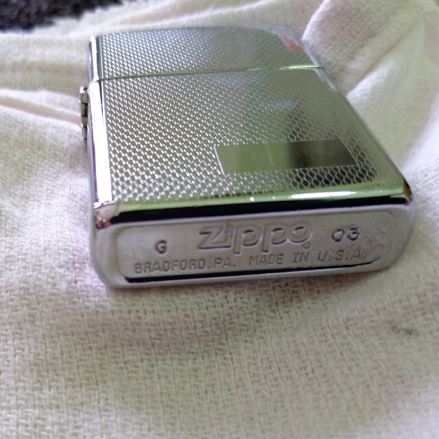 ZIPPO(ジッポー)のジッポ 網目 2003年 両面 ZIPPO メンズのファッション小物(タバコグッズ)の商品写真