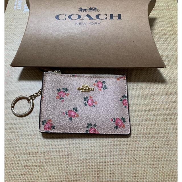 【新品未使用】COACH 花柄カードケース