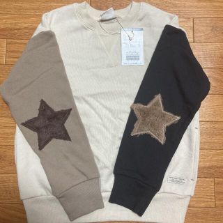 ブリーズ(BREEZE)の新品　ブリーズ　スターパッチトレーナー130cm(Tシャツ/カットソー)