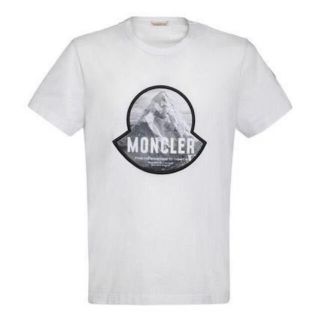 モンクレール(MONCLER)の★希少★ MONCLER 半袖Tシャツ Ｍ　モンクレール ワッペン マウンテン(Tシャツ/カットソー(半袖/袖なし))