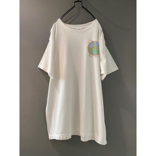 古着 ビンテージ 80s 90s サメ オウム 音符 イラスト Tシャツ 美品