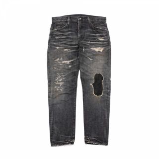 フラグメント(FRAGMENT)のSEQUEL DAMEGE DENIM PANTS BLACK Fragment(デニム/ジーンズ)