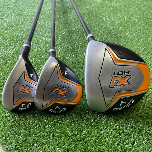 Callaway(キャロウェイ)のキャロウェイ  Xj HOT ジュニア ゴルフセット スポーツ/アウトドアのゴルフ(クラブ)の商品写真