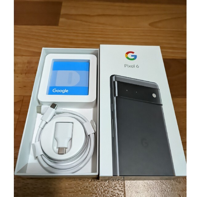 Google Pixel(グーグルピクセル)のau Google Pixel6 128GB ブラック SIMフリー スマホ/家電/カメラのスマートフォン/携帯電話(スマートフォン本体)の商品写真