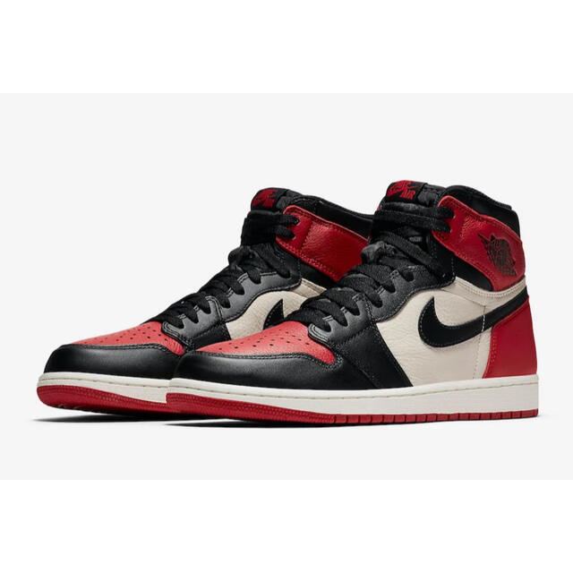 Nike Air Jordan 1 Retro High OG Bred Toe