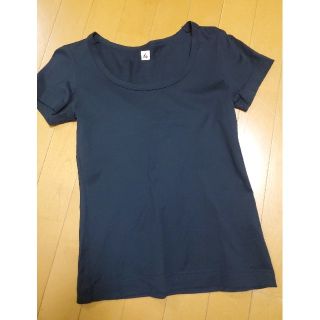 アッシュペーフランス(H.P.FRANCE)のio イオ　アッシュペーフランス半袖Tシャツ黒サイズ1(Tシャツ(半袖/袖なし))