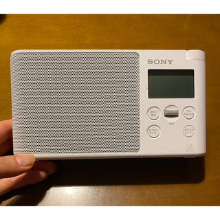 オーディオ機器 ポータブルプレーヤー SONY - SONY XDR-56TV ワンセグTV音声/FMワイド/AMラジオ ホワイトの 
