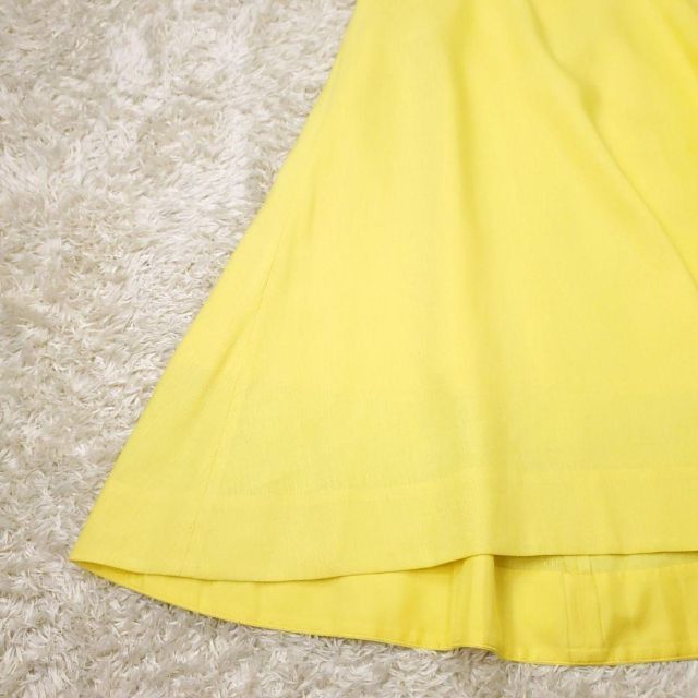 Drawer(ドゥロワー)の20SS極美品✨ドゥロワー シルク リネン混 バックロングセミフレアスカート M レディースのスカート(ロングスカート)の商品写真