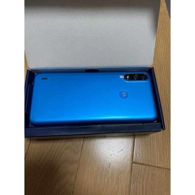 新品未使用MOTOROLA moto e7 power タヒチブルー 2