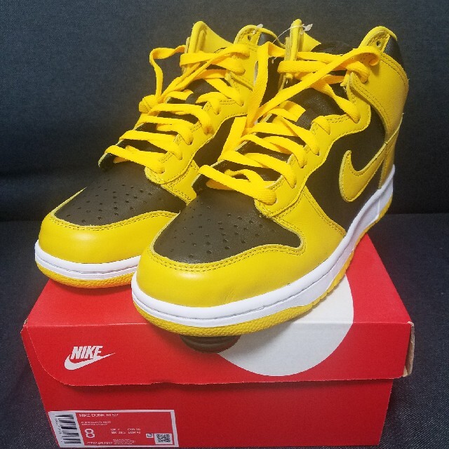 NIKE DUNK HIGH BLACK/VARSITY MAIZE