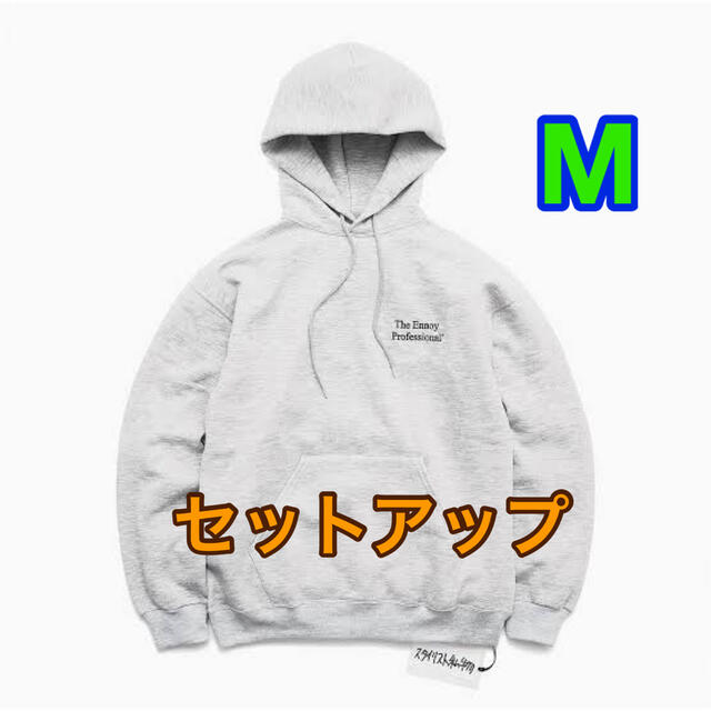 ENNOY エンノイとスタイリスト私物　スウェットセットアップ GRAY M