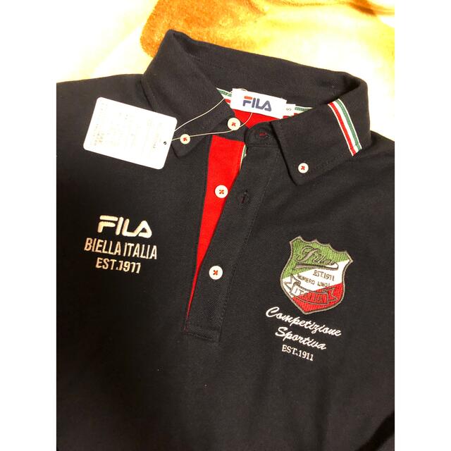 FILA(フィラ)の新品　FILA フィラ　ポロシャツ　長袖 メンズのトップス(ポロシャツ)の商品写真