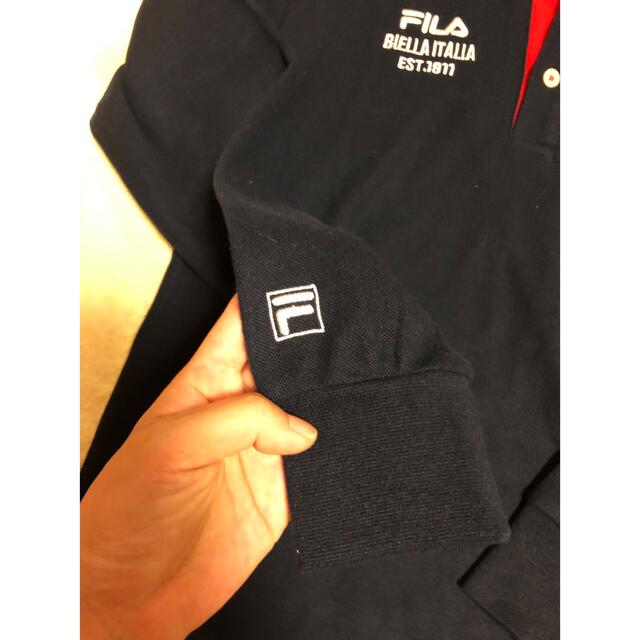 FILA(フィラ)の新品　FILA フィラ　ポロシャツ　長袖 メンズのトップス(ポロシャツ)の商品写真