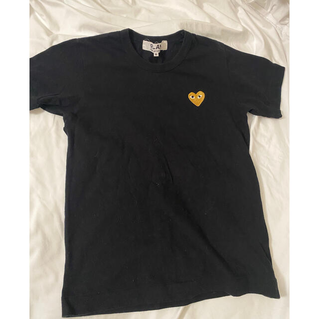 COMME des GARCONS(コムデギャルソン)のComme des garcons Tシャツ Mサイズ ブラック/ゴールド レディースのトップス(Tシャツ(半袖/袖なし))の商品写真