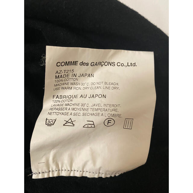 COMME des GARCONS(コムデギャルソン)のComme des garcons Tシャツ Mサイズ ブラック/ゴールド レディースのトップス(Tシャツ(半袖/袖なし))の商品写真