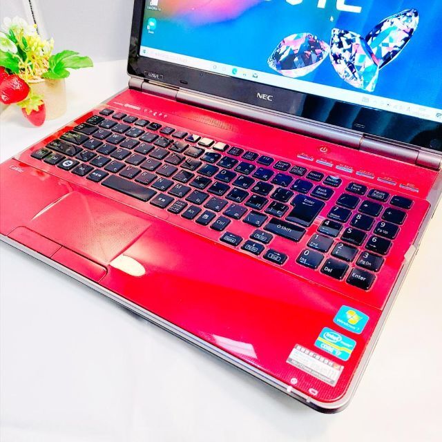 爆速SSD搭載!ブルーレイ搭載!NECノートパソコン Webカメラ/マウス