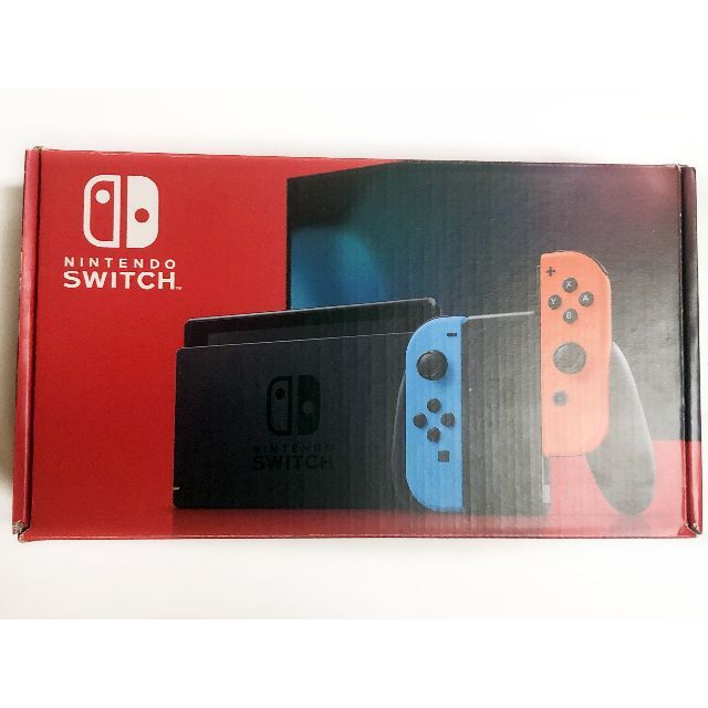 美品 新型 NINTENDO 任天堂 スイッチ Switch ブルーレッドの通販 by ...