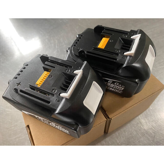 マキタ 18v互換バッテリー6.0Ah 軽量560g makita × 2個