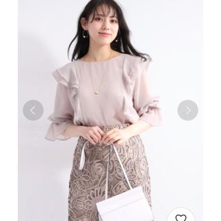 マイストラーダ(Mystrada)のマイスト♡洗えるラッフルブラウス(シャツ/ブラウス(長袖/七分))