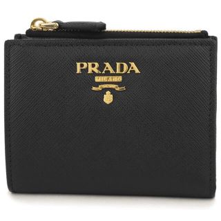 プラダ(PRADA)のPRADA サフィアーノ　パスケース付き二つ折り財布(財布)