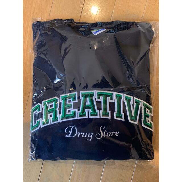 CREATIVE College Logo Crew Neck (Navy)