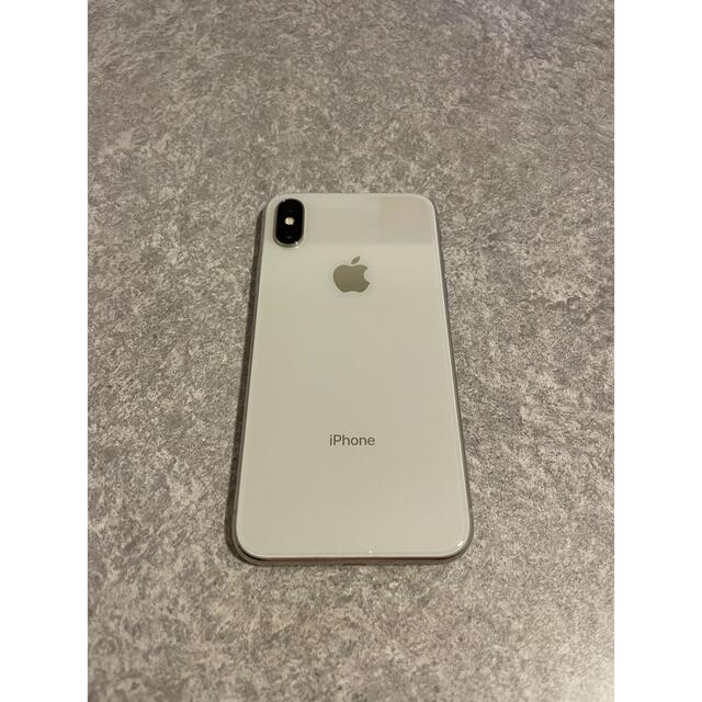 iphone x  b simフリー シルバー