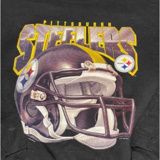 Lee - 90s スウェットLee sport USA製NFL STEELERS ブラックの通販 by ...