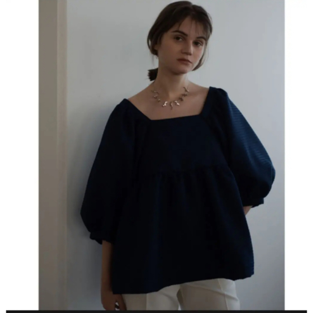 【試着のみ】OHGA トップス　DOBBY BLOUSE