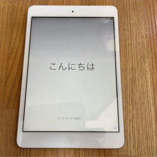 アイパッド(iPad)の【美品】ipad mini 16GB Wi-Fi ホワイト　MD531J/A(タブレット)