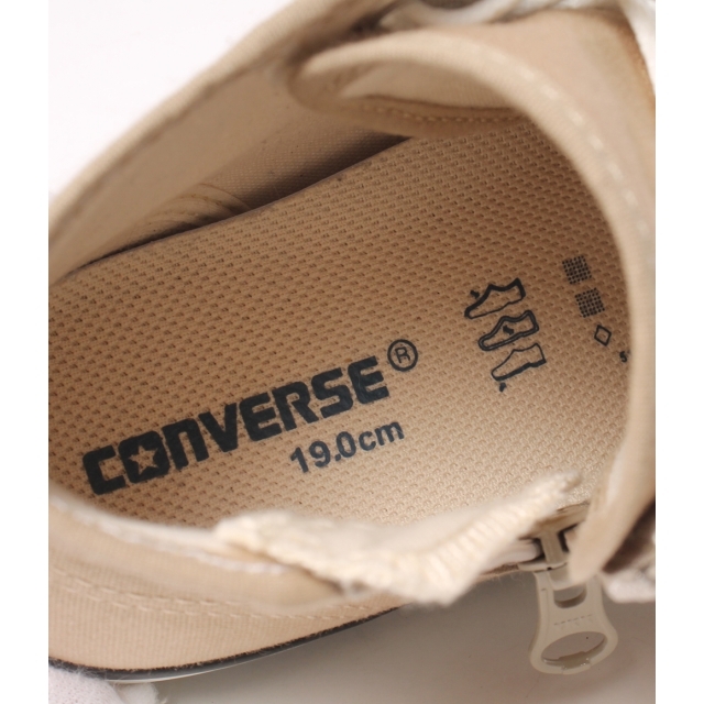 CONVERSE(コンバース)のコンバース CONVERSE ハイカットスニーカー ベージュ キッズ 19 キッズ/ベビー/マタニティのキッズ靴/シューズ(15cm~)(スニーカー)の商品写真