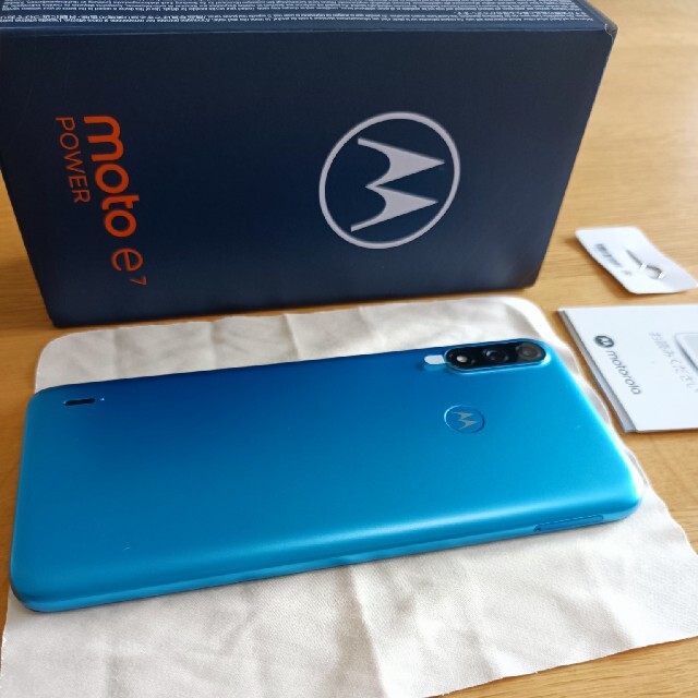 moto e7 POWER 　　☆タヒチブルー☆ 1