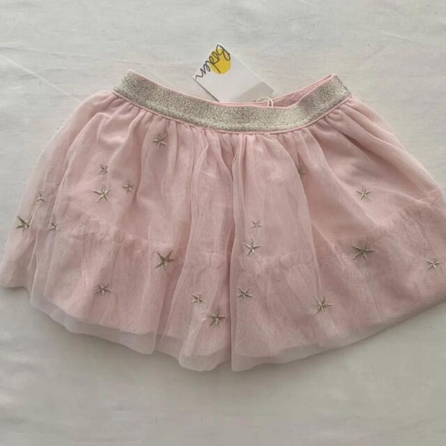 Boden(ボーデン)のmini boden ♡ チュールスカート ピンク 星　86cm キッズ/ベビー/マタニティのキッズ服女の子用(90cm~)(スカート)の商品写真